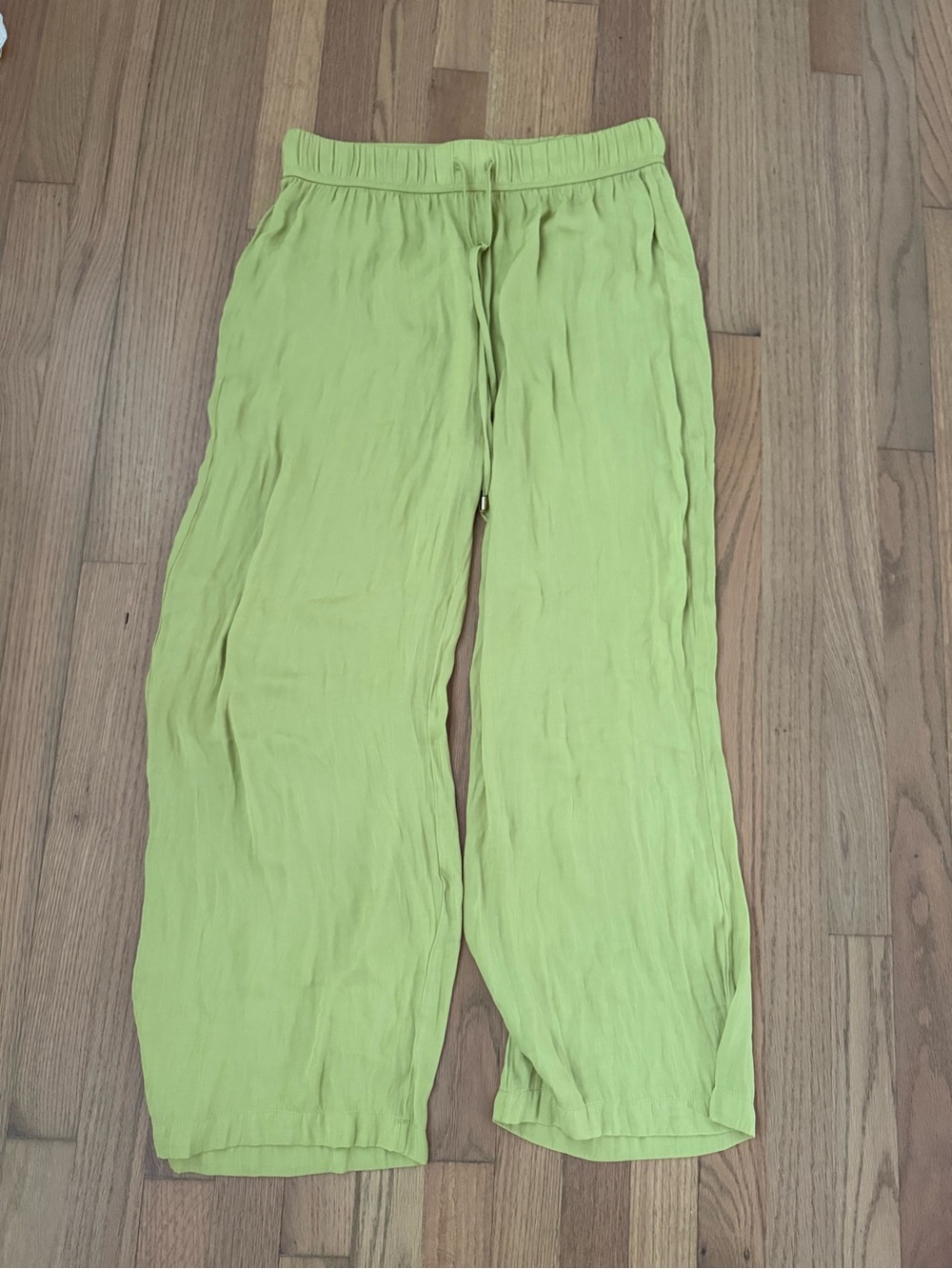 Rachel Zoe Green Drawstring Ankle Pants